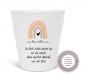 Preview: stiller Blumentopf - Vase kleiner Regenbogen Name personalisiert  Sternenkind Trauer  Grab, Urnengrab, Abschied, Friedhof ....von Lüttentüddel®